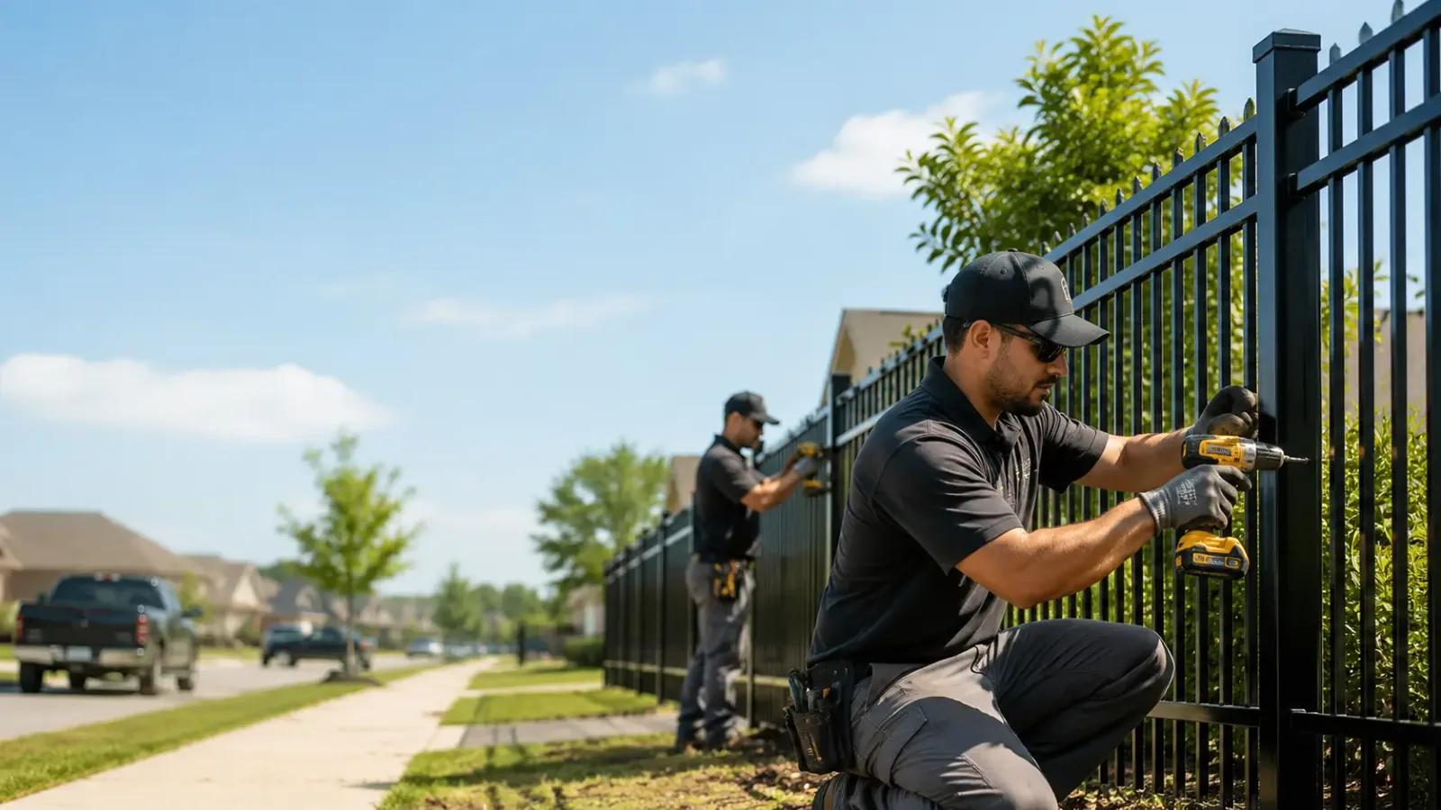 Metal Fence Installation in Brookston, IN